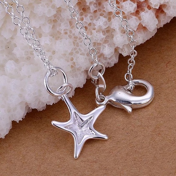 925 Sterling Silver Star Pendant - Picture 7 of 7